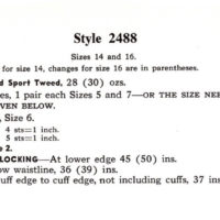 Vintage Dress PDF knitting pattern - Image 2
