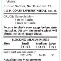 Vintage Jacket knitting pattern PDF - Image 2