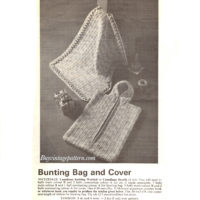 Bunting bag and Cover crochet pattern PDF downloadable - Image 2