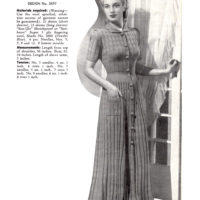 Vintage Dress PDF knitting pattern - Image 2