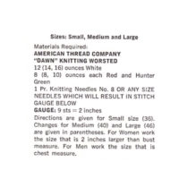 Vintage Pullover Knitting pattern downloadable PDF - Image 2