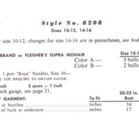 Vintage Pullover Knit pattern downloadable PDF - Image 2