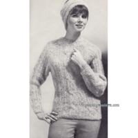 Vintage Sweater Knit pattern downloadable PDF - Image 2