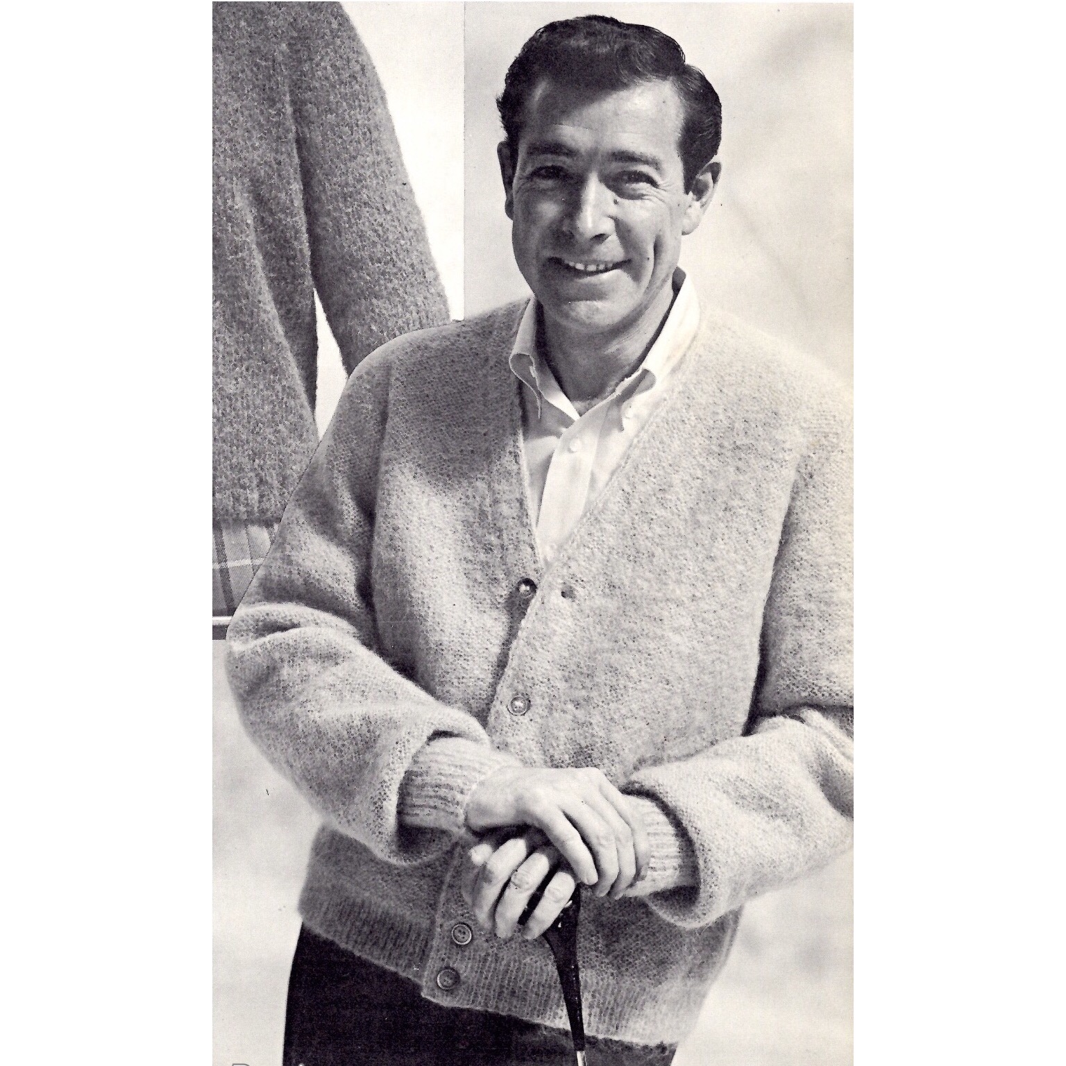 Vintage Men Jacket PDF knit pattern