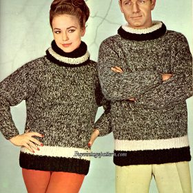 Vintage Pullovers PDF Knitting patterns