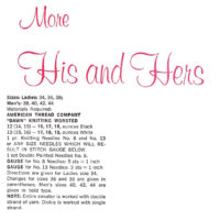 Vintage V Neck Pullovers PDF knit patterns - Image 2