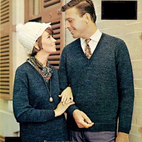 Vintage Pullover PDF Knitting pattern