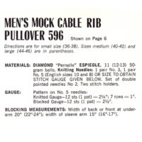 Vintage Men Pullover PDF Knitting pattern - Image 2