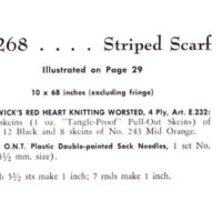 Vintage Scarf Knitting pattern downloadable PDF - Image 2