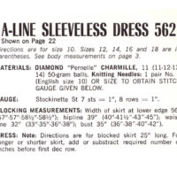 Vintage Dress PDF Knitting pattern - Image 2