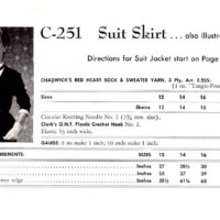 Vintage Suit Knitting pattern downloadable PDF - Image 2