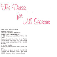 Vintage dress PDF crochet pattern - Image 3