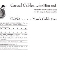Vintage Cable Sweater PDF knitting pattern - Image 2