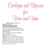Vintage Pullover and Cardigan PDF knit patterns - Image 2