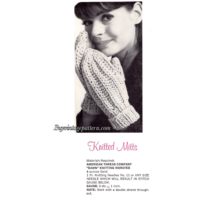 Vintage Mitts PDF Knitting pattern - Image 2