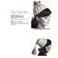 Vintage Hat PDF Knitting pattern - Image 2