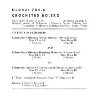 Vintage Bolero crochet pattern downloadable PDF - Image 3