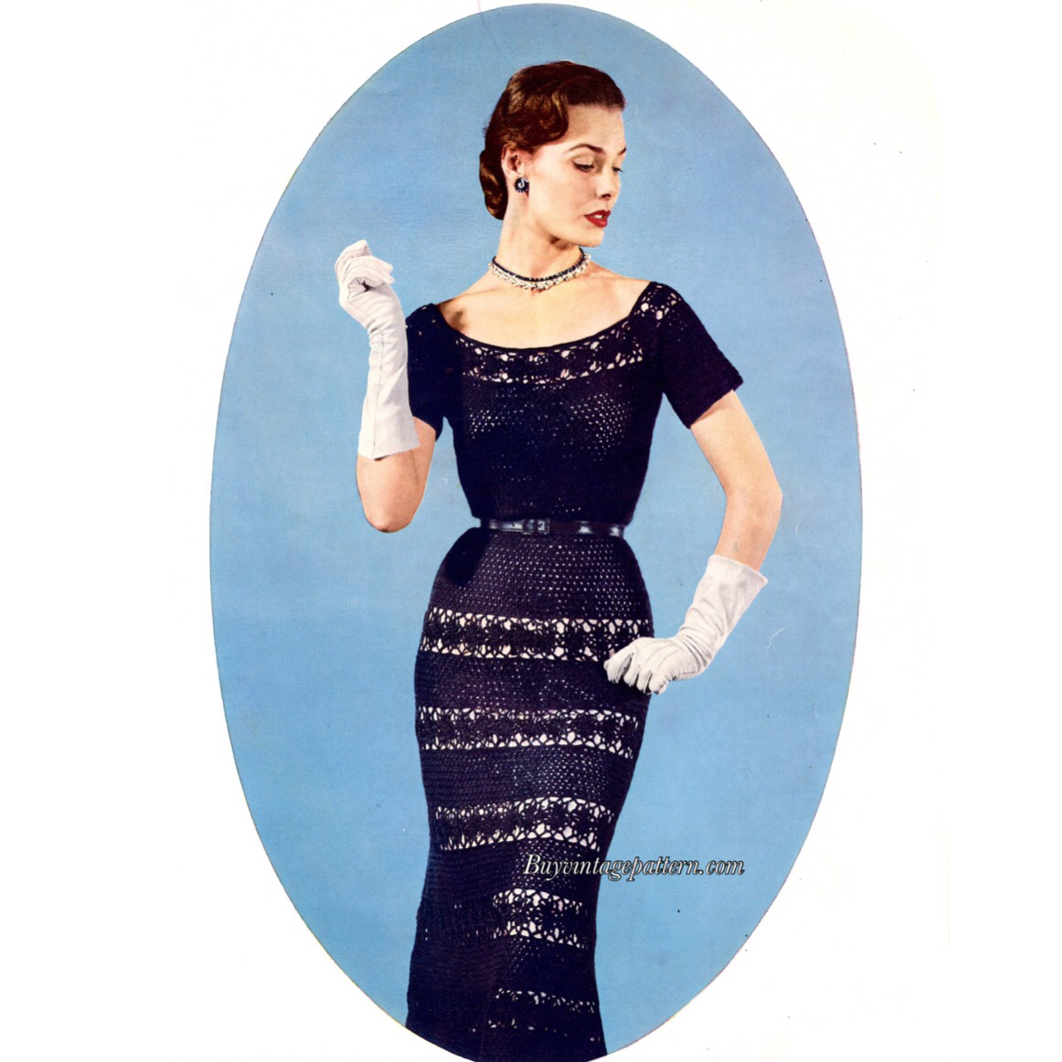 Vintage Dress PDF crochet pattern