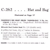 Hat n Bag crochet PDF pattern - Image 2