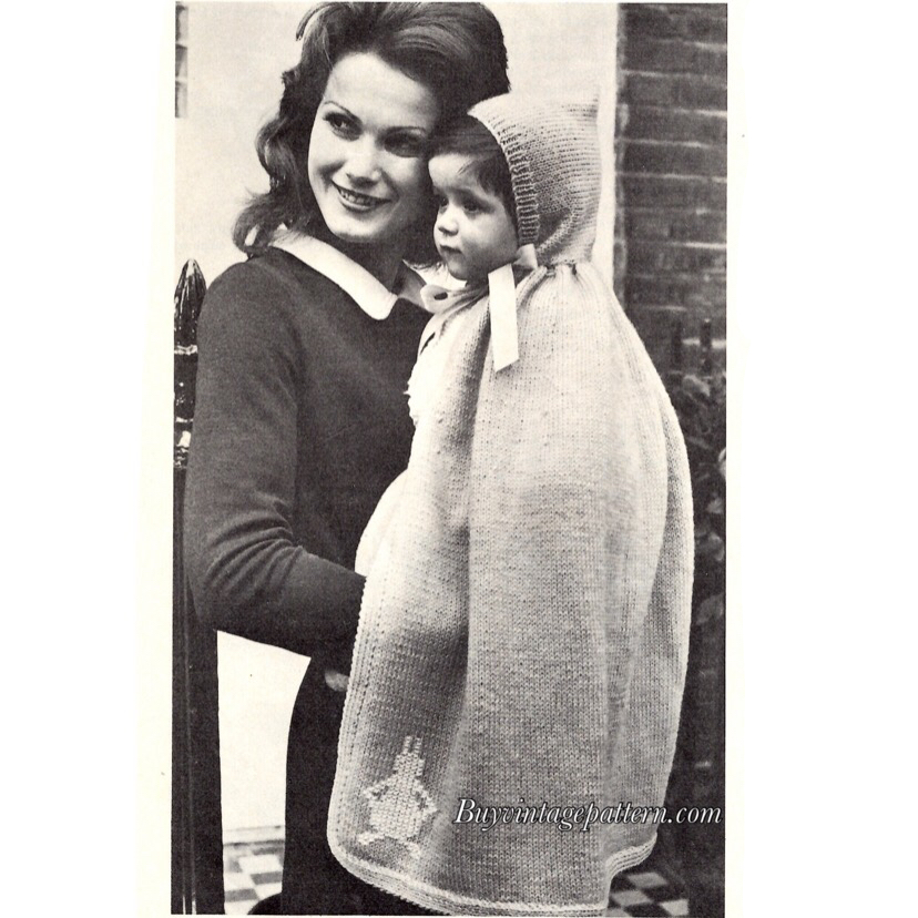 baby cover-up PDF Knitting pattern