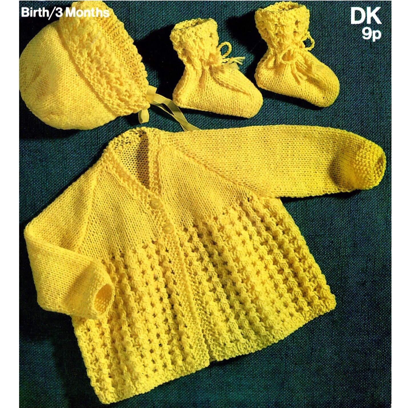Retro Baby girl set PDF Knitting patterns