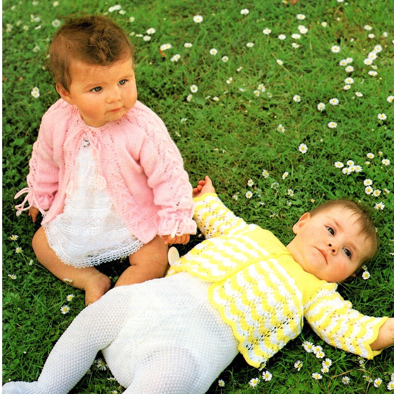 2 retro Matinee Coat PDF Knitting patterns