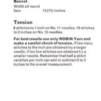 Retro Matinee Coat and Bonnet PDF knit paterns - Image 2
