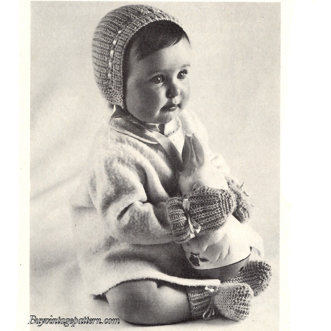 Vintage Baby Set PDF Knitting patterns