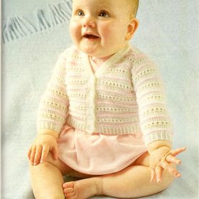 Vintage Baby Cardigan Knitting pattern PDF downloadable