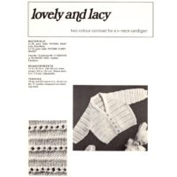 Vintage Baby Cardigan Knitting pattern PDF downloadable - Image 2