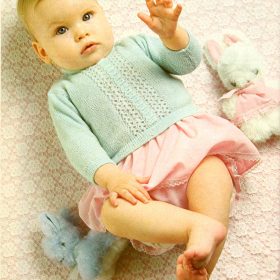 Vintage Baby Sweater Knitting pattern PDF downloadable