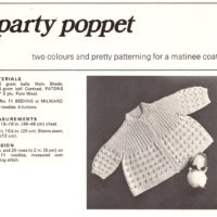 Vintage Matinee Coat Knitting pattern PDF downloadable - Image 2