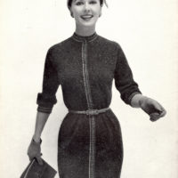 Vintage Dress PDF knitting pattern - Image 2