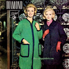 Vintage Coats PDF Knitting pattern