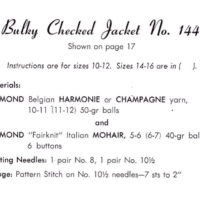 Vintage Bulky Jacket knit pattern - Image 3