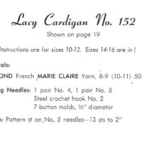 Cardigan Knitting e-pattern - Image 3