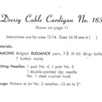 Cardigan Knitting e-pattern - Image 2