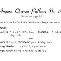 Vintage Pullover Knitting pattern downloadable PDF - Image 2