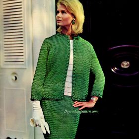 Vintage Suit PDF Knitting patern