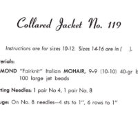 Vintage Jacket Knitting pattern downloadable PDF - Image 3