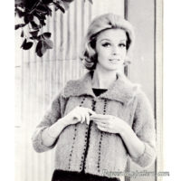 Vintage Jacket Knitting pattern downloadable PDF - Image 2