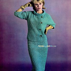 Vintage Siut PDF Knitting pattern