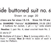 Vintage Siut PDF Knitting pattern - Image 2