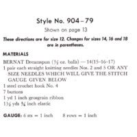 Vintage Blouse PDF knitting pattern - Image 2