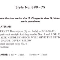 Vintage Vest PDF Knitting pattern - Image 3