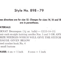 Vintage Blouse PDF knitting pattern - Image 2