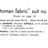 Vintage Suit PDF Knitting pattern - Image 2