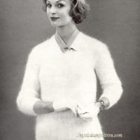 Vintage Pullover Knit pattern downloadable PDF - Image 2