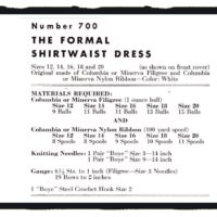 Vintage Dress PDF Knitting pattern - Image 2
