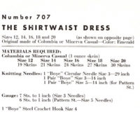 Vintage Dress Knit pattern downloadable PDF - Image 2